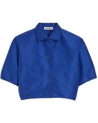 Jil Sander - Cropped Blouse - Lyst
