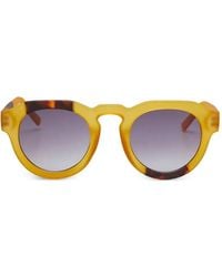 Okkia - Zeno Round-Frame Sunglasses - Lyst