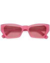 Retrosuperfuture - Amata Sonnenbrille Mit Geometrischem Gestell - Lyst