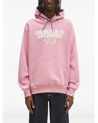 Aape By A Bathing Ape - Moonface Hoodie mit Logo - Lyst