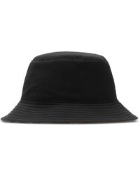 Burberry - Reversible Check Print Bucket Hat - Lyst