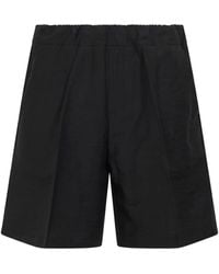Costumein - Pleated Cotton Shorts - Lyst