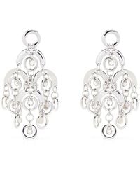 Rabanne - Sphere Chand Drop Earrings Silver - Lyst