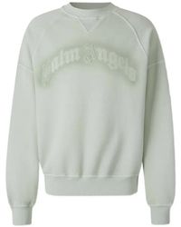 Palm Angels - Pull À Manches Raglan Et Logo Brodé - Lyst