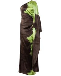 Silvia Tcherassi - Afrodita Asymmetrische Maxi-Jurk - Lyst