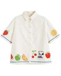 Chinti & Parker - Snoopy Fruit-Details Cotton Shirt - Lyst