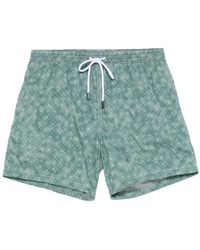 Barba Napoli - Badeshorts Mit Grafischem Print - Lyst
