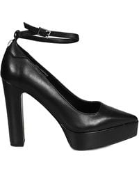 Karl Lagerfeld - Platform Ankle-Strap Pumps - Lyst