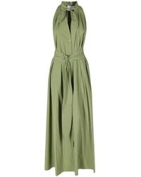 Isabelle Blanche - Belted Maxi Dress - Lyst