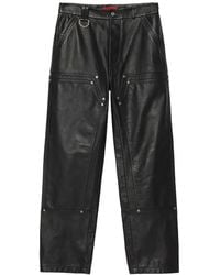424 - Pantalones Con Apliques Y Anilla En D - Lyst