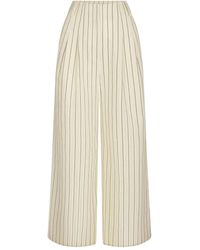 Simon Miller - Bloo Pinstripe Linen Trousers - Lyst