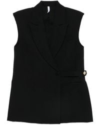 Imperial - Veste Sans Manches À Boutonnière Croisée - Lyst