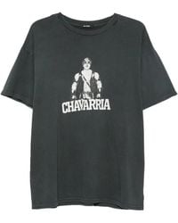 Willy Chavarria - Leather Daddy Easy Graphic-Print T-Shirt - Lyst