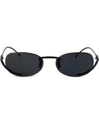 DIESEL - Lunettes De Soleil À Monture Ovale - Lyst