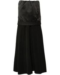 ALAINPAUL - Layered Wool Twill Maxi Skirt - Lyst