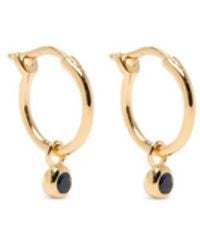 Missoma - Tennis Charm Hoop Earrings - Lyst