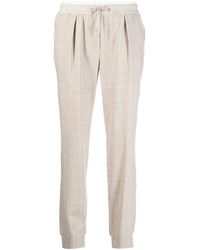 Lorena Antoniazzi - Virgin Wool-Blend Track Pants - Lyst