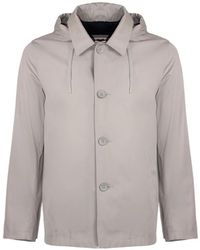 Herno - Katoenen Jack Met Capuchon En Trekkoord - Lyst