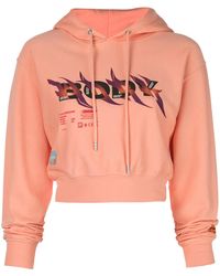 Heron Preston - Printed Crop Hoodie - Lyst