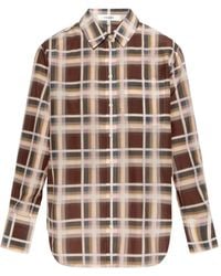 FRAME - The Plaid Boy Oversized Shirt - Lyst