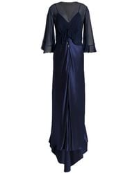 Alberta Ferretti - Classic Tailored Fit Minimalist Dress - Lyst