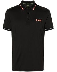BOSS - Polo à logo imprimé - Lyst