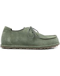 Birkenstock - Utti Lace-Up Suede Shoes - Lyst