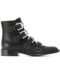 Givenchy K-line Leather Boots - Black