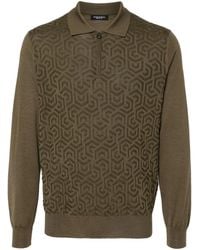 Stefano Ricci - Patterned-Jacquard Polo Shirt - Lyst