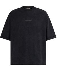Roberto Cavalli - Snake-Print Logo-Detailed T-Shirt - Lyst