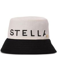 Stella McCartney - Logo-Print Bucket Hat - Lyst