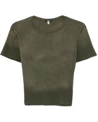 R13 - T-Shirt Mit Ausgewaschenem Effekt - Lyst