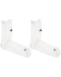 adidas - Logo-Embroidered Socks - Lyst