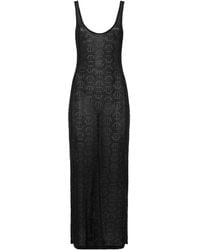 Philipp Plein - Tulle Monogram Strass ミディドレス - Lyst