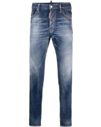 DSquared² - Ausgeblichene Slim-Fit-Jeans - Lyst