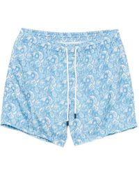 Barba Napoli - Paisley-Print Swim Shorts - Lyst