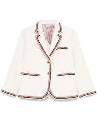 Thom Browne - Selvedge Denim Cropped Sack Sportcoat - Lyst