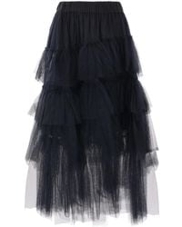 Simone Rocha - Tulen Midi-Rok - Lyst