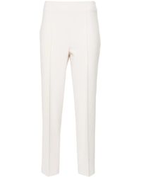 Peserico - Slim-Fit Cropped Trousers - Lyst