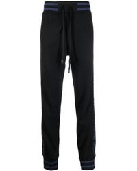 Versace Jeans Couture - Logo-Stripe Track Pants - Lyst