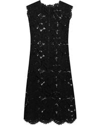 Dolce & Gabbana - Mini Cordonetto Lace Dress - Lyst