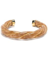 Aurelie Bidermann - Bracelet Jonc Diana À Design Torsadé - Lyst