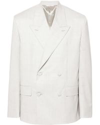 Givenchy - Double-Breasted Wool Blazer - Lyst
