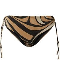 Twinset - Bikini Briefs With Drawstring And Print - Lyst
