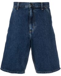 Carhartt - Jeans-Shorts mit aufgesetzten Taschen - Lyst