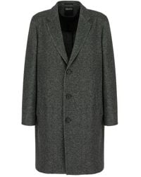 ZEGNA - Single-Breasted Coat - Lyst