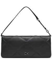 Calvin Klein - Quilted Foldover Tote Bag - Lyst