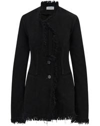 Ferragamo - Fringed Blazer - Lyst