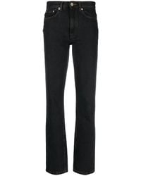 A.P.C. - Molly Cropped Jeans Met Riemlussen - Lyst
