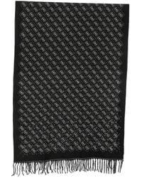 Guess - Monogram-Print Rhinestone-Embellished Scarf - Lyst